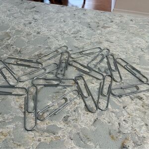 Silver Paper Clip wall art